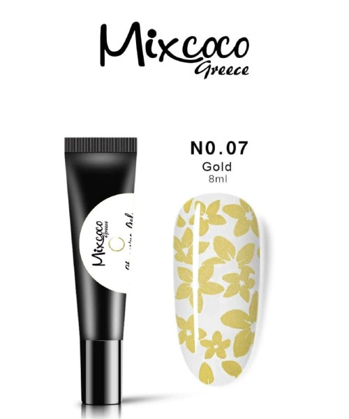 STAMPING GEL 8GR 07 GOLD- Mixcoco