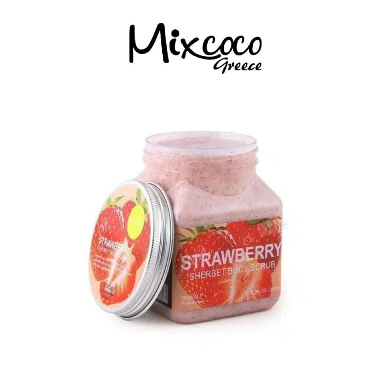 SCRUB ΣΩΜΑΤΟΣ ΜΕ ΕΚΧΥΛΙΣΜΑ ΦΡΑΟΥΛΑΣ - STRAWBERRY 350ML - SKU 220008-1