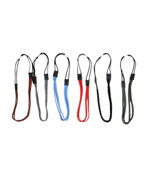 Κορδέλα Πλεξούδα διπλή Σουέντ