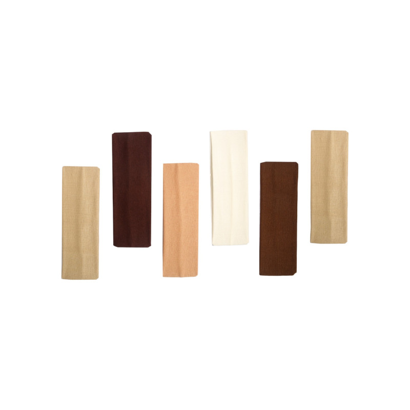 Κορδέλα μαλλιών natural colors 5 cm