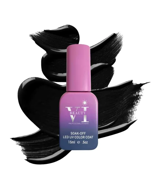 VI PRO-185 ΗΜΙΜΟΝΙΜΟ ΒΕΡΝΙΚΙ 15ML PITCH BLACK - SKU 103000-185