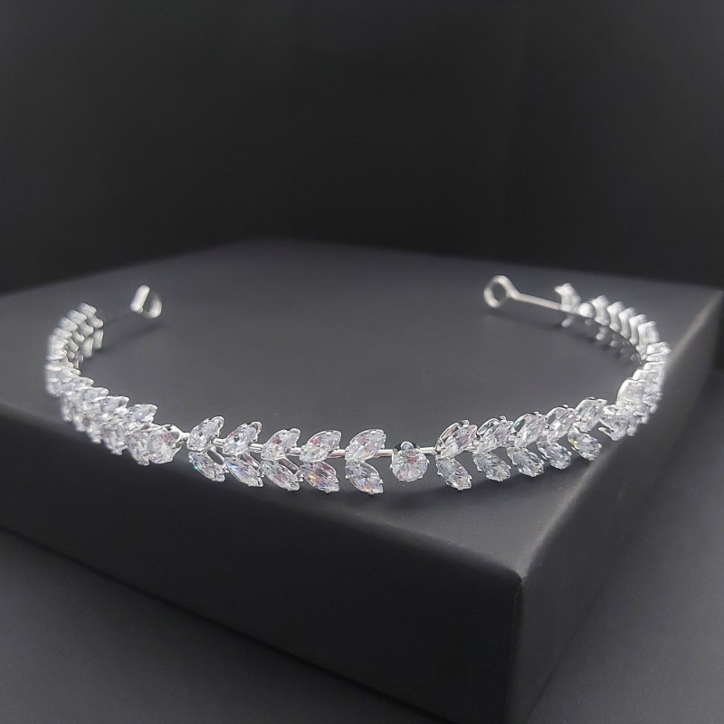 Νυφικό headpiece Zircon 1.2 cm