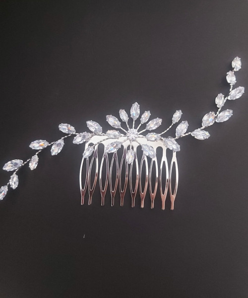 Νυφικό χτενάκι μαλλιών Zircon 5/15 cm