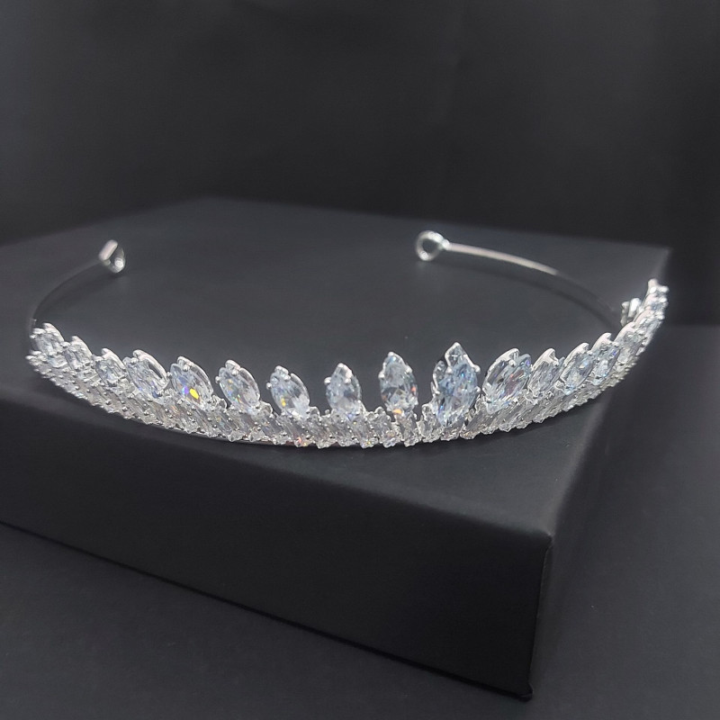 Νυφικό headpiece Zircon 2.2 cm