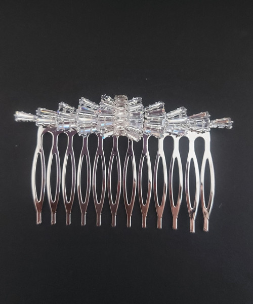 Νυφικό χτενάκι μαλλιών Zircon 6/7.5 cm