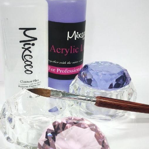 Ποτηράκι για Ακρυλικό Υγρό-Πούδρα Crystal Purple- Mixcoco