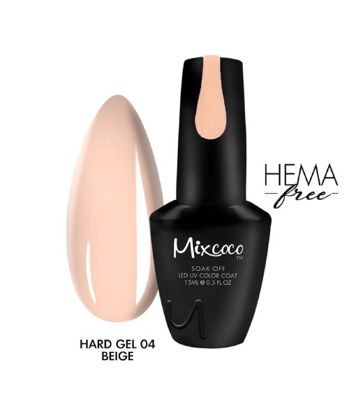 HARD GEL BEIGE 04 - SKU 180004