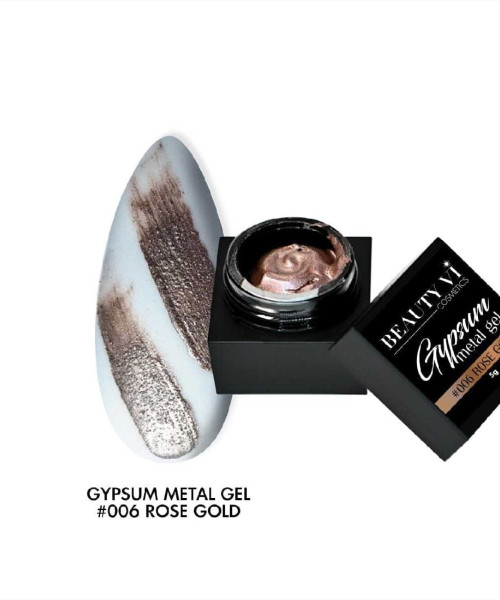 GYPSUM METAL GEL 5GR ROSE GOLD - SKU 140600-5