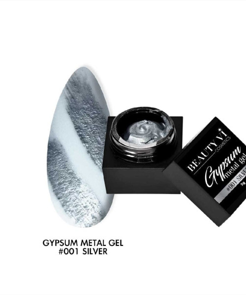 GYPSUM METAL GEL 5GR SILVER - SKU 140600-3