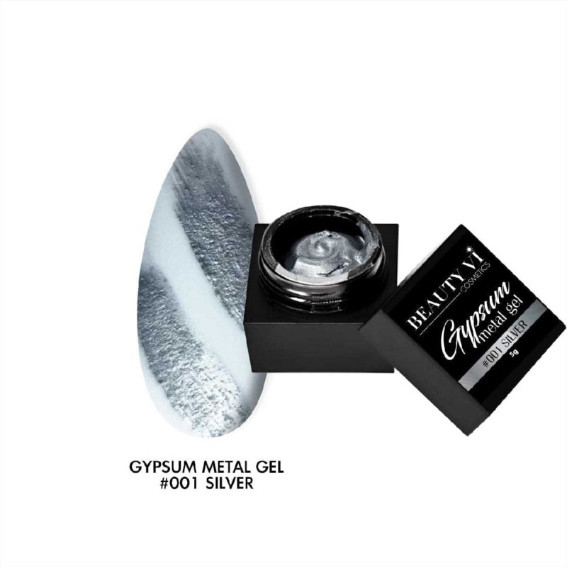 GYPSUM METAL GEL 5GR SILVER - SKU 140600-3