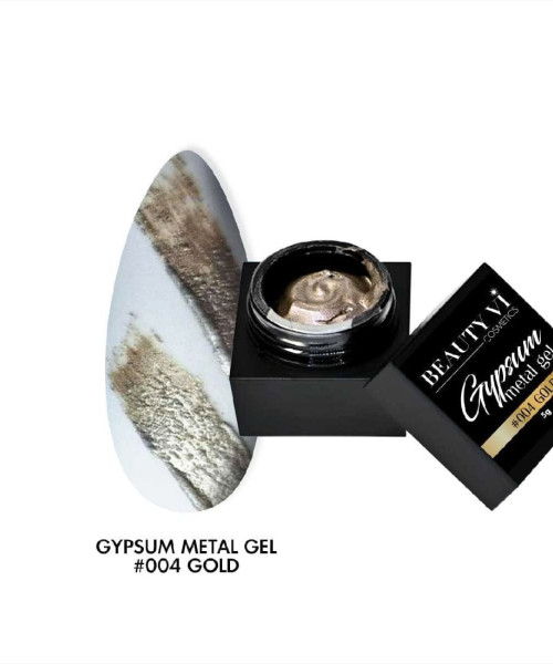 GYPSUM METAL GEL 5GR GOLD- Mixcoco