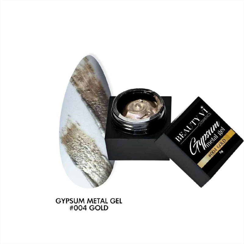 GYPSUM METAL GEL 5GR GOLD- Mixcoco