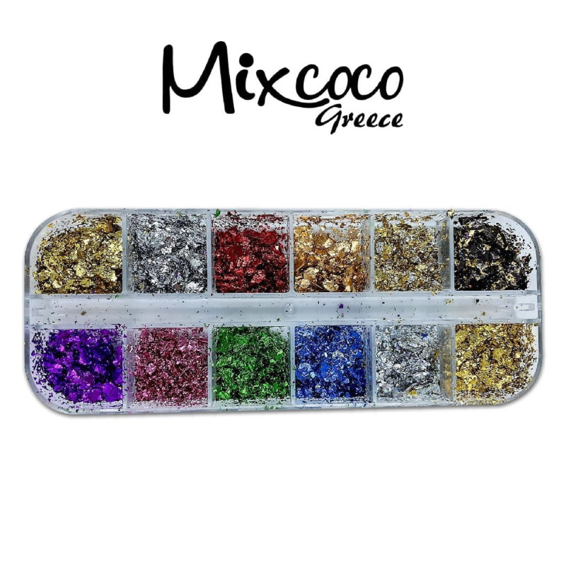ΚΑΣΕΤΙΝΑ ΜΕ ΧΡΩΜΑΤΙΣΤΑ ΦΥΛΛΑ ΧΡΥΣΟΥ- Mixcoco