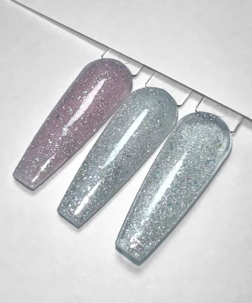 DISCO RAINBOW FLAKE NON WIPE TOP COAT 15ML- Mixcoco