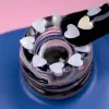 HEART SHAPE WHITE NON WIPE TOP COAT 15ML - SKU 100300