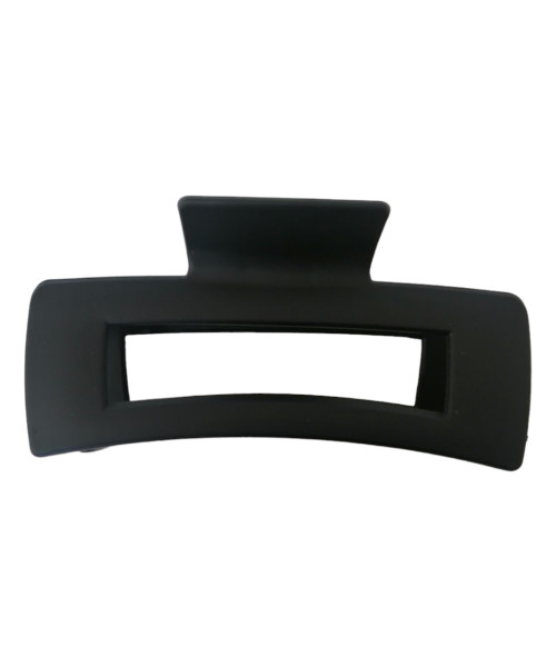 Κλάμερ μαλλιών ματ μαύρο 10 cm