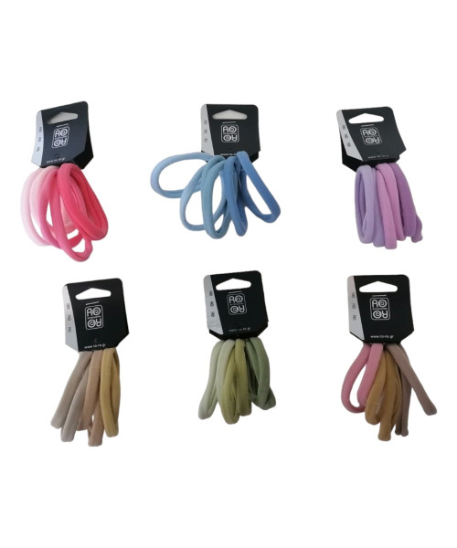 Λάστιχο μαλλιών σετ 6 τμχ