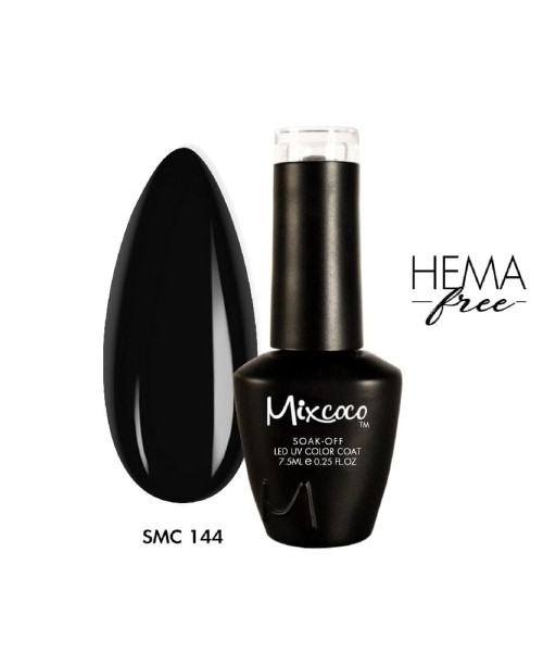 SMC 144 Ημιμόνιμο Βερνίκι 7.5ml Μαύρο - SKU 100144-75