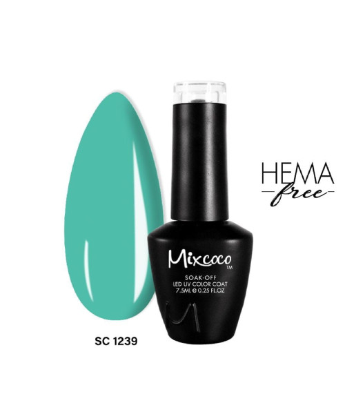 SC-1239 Ημιμόνιμο Βερνίκι 7.5ml Σιέλ Mixcoco - SKU 102123-9-75