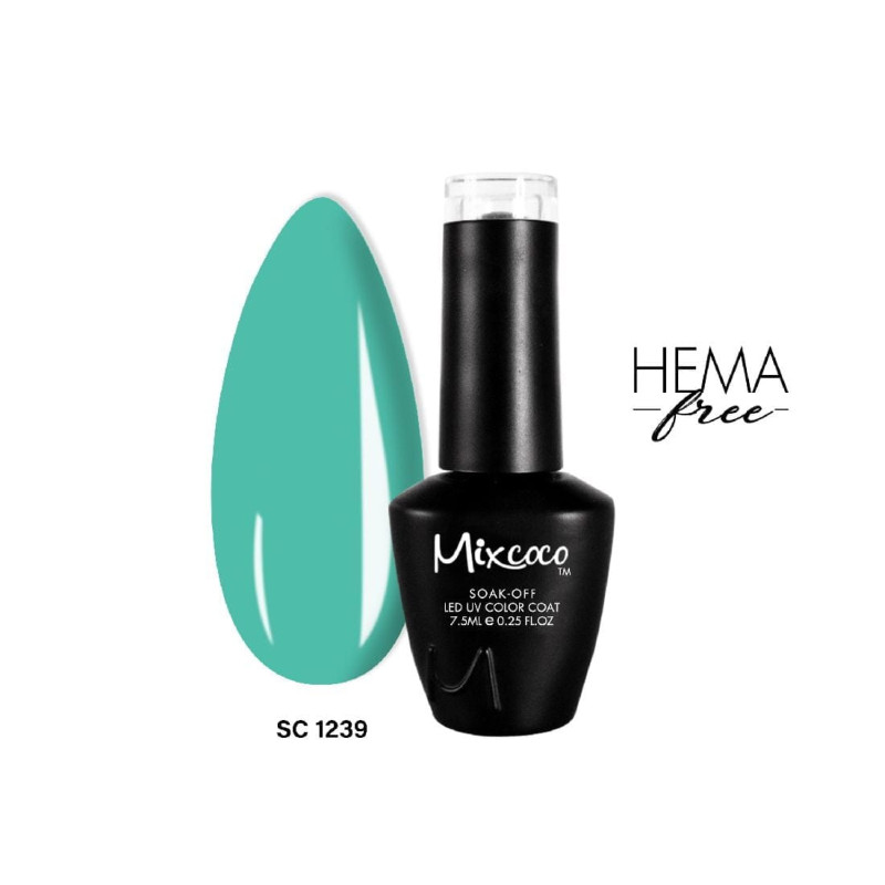 SC-1239 Ημιμόνιμο Βερνίκι 7.5ml Σιέλ Mixcoco - SKU 102123-9-75