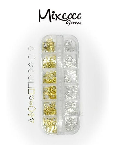 ΚΑΣΕΤΙΝΑ ΜΕ ΑΣΗΜΙ & ΧΡΥΣΑ ΔΙΑΚΟΣΜΗΤΙΚΑ Ν05- Mixcoco