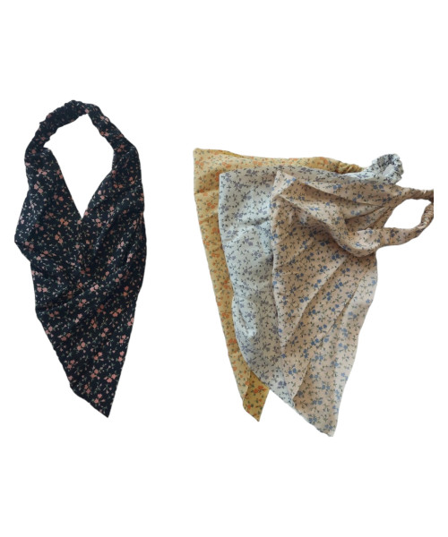 Κορδέλα μαλλιών μπαντάνα floral