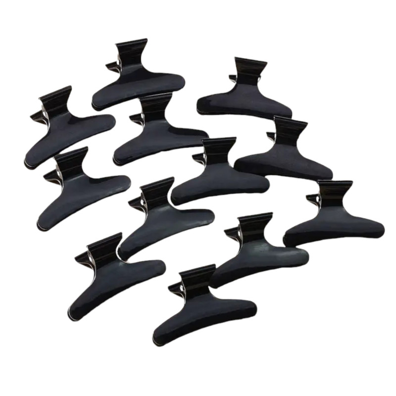 Κομμωτηριακό κλάμερ μαλλιών σετ 12 τεμ