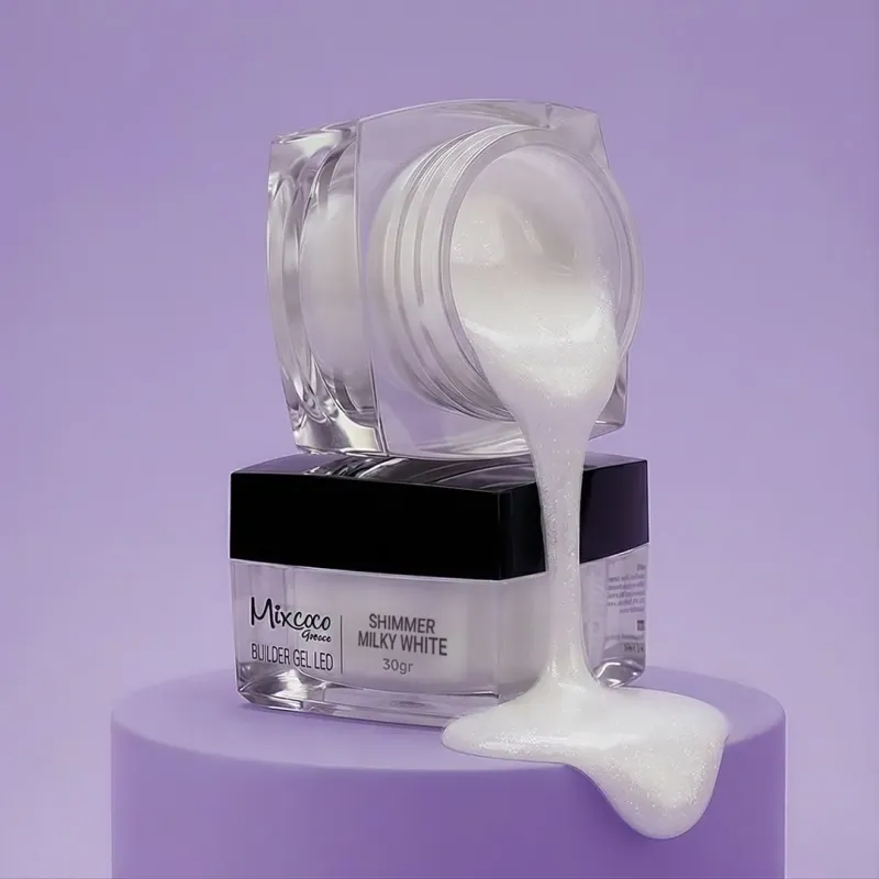 BUILDER GEL SHIMMER MILKY WHITE 30GR MIXCOCO - SKU 150730-1