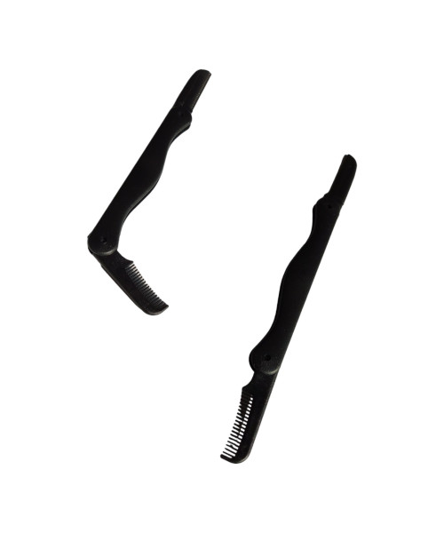 Εργαλείο περιποίησης φρυδιών με ξυραφάκι και χτένα