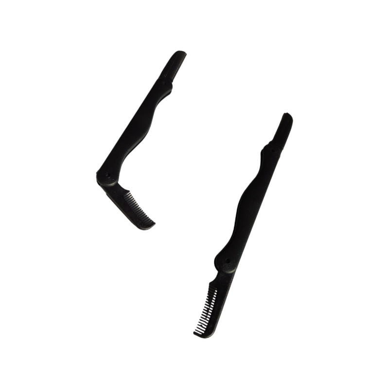 Εργαλείο περιποίησης φρυδιών με ξυραφάκι και χτένα