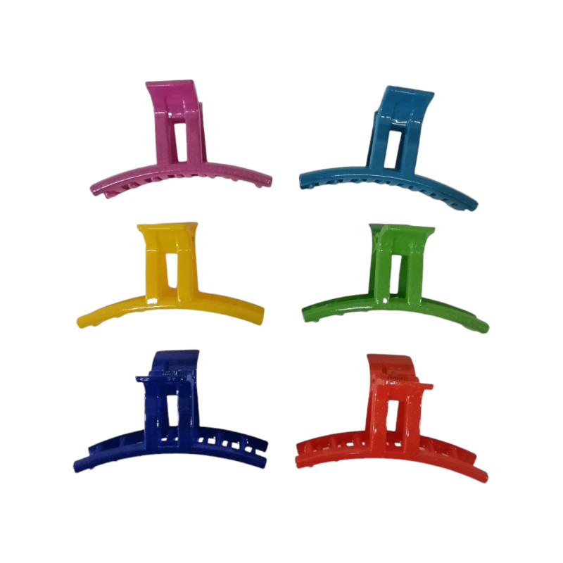 Κλάμερ μαλλιών χρώμα glitter 8.5cm
