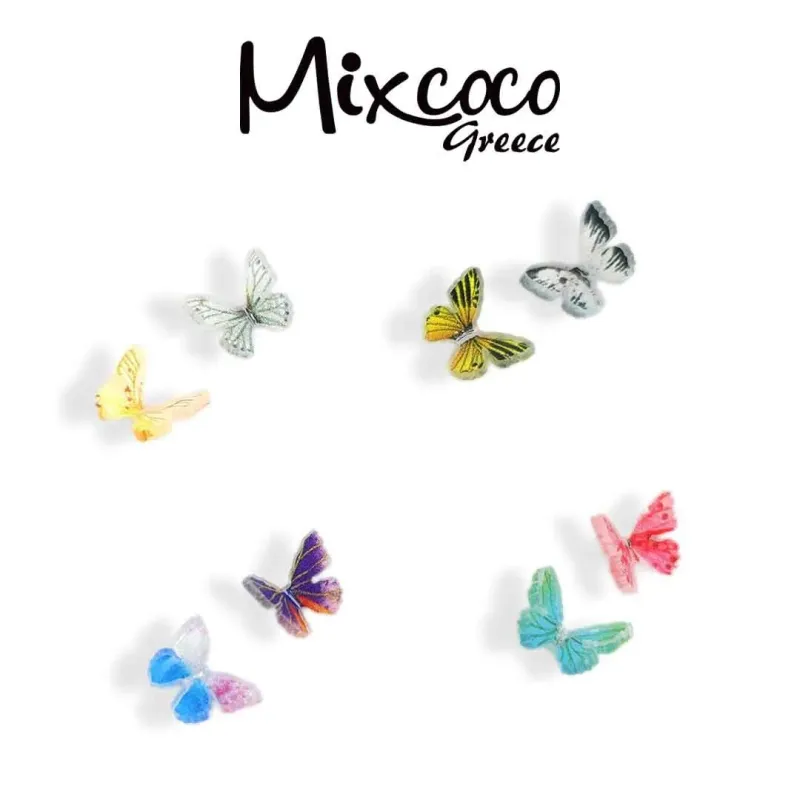 ΔΙΑΚΟΣΜΗΤΙΚΕΣ 3D ΠΕΤΑΛΟΥΔΕΣ 2ΤΕΜ- Mixcoco