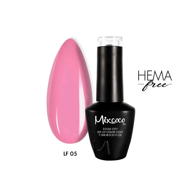LF-05 Ημιμόνιμο Βερνίκι 7.5ml (Baby-Pink Έντονο) Mixcoco - SKU 100505-75