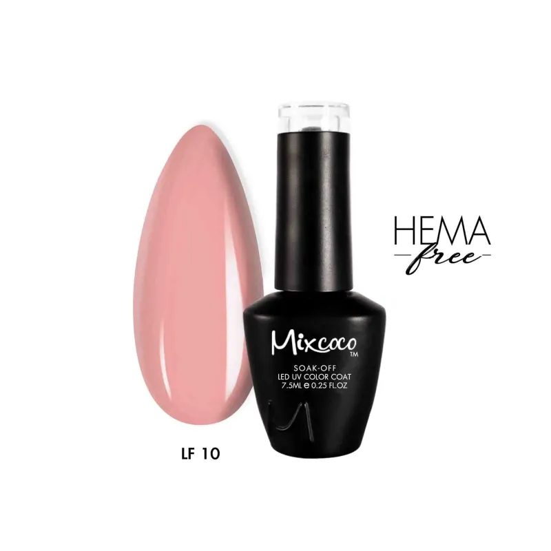 LF-10 Ημιμόνιμο Βερνίκι 7.5ml (Ροζ-Σομόν) Mixcoco - SKU 100510-75