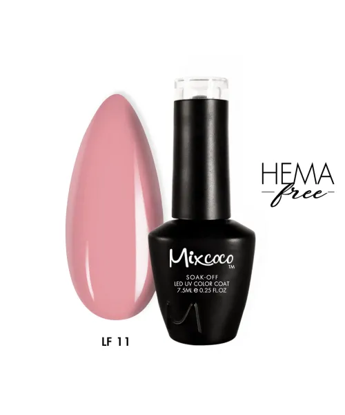 LF-11 Ημιμόνιμο Βερνίκι 7.5ml (Ροζ-Σάπιο-Μήλο) Mixcoco - SKU 100511-75