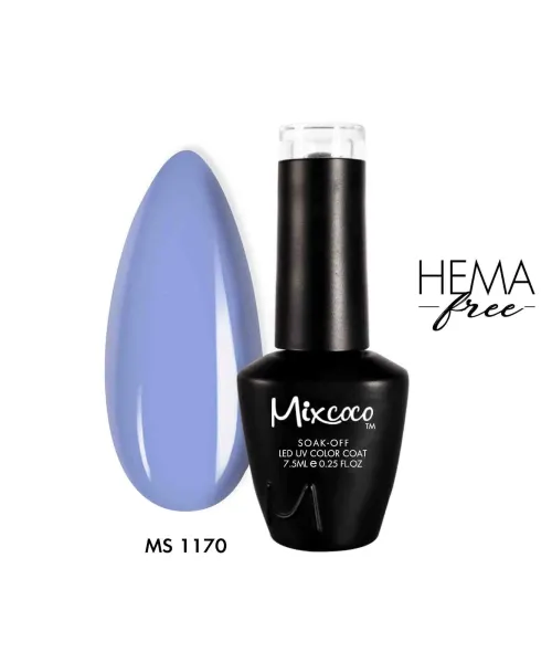 MS-1170 Ημιμόνιμο Βερνίκι 7.5ml (Γαλάζιο-Βιολετί) Mixcoco - SKU 111170-75