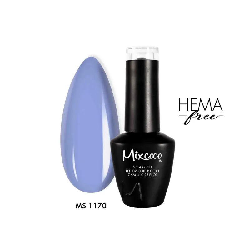 MS-1170 Ημιμόνιμο Βερνίκι 7.5ml (Γαλάζιο-Βιολετί) Mixcoco - SKU 111170-75