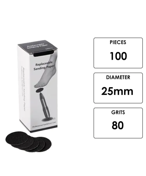 ΑΝΤΑΛΛΑΚΤΙΚΑ PODODISC 25MM COARSE 100ΤΜΧ- Mixcoco