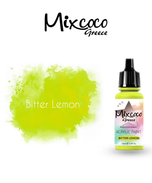 ΑΚΡΥΛΙΚΟ ΧΡΩΜΑ ΑΕΡΟΓΡΑΦΟΥ BITTER LEMON 15ML - SKU 204148