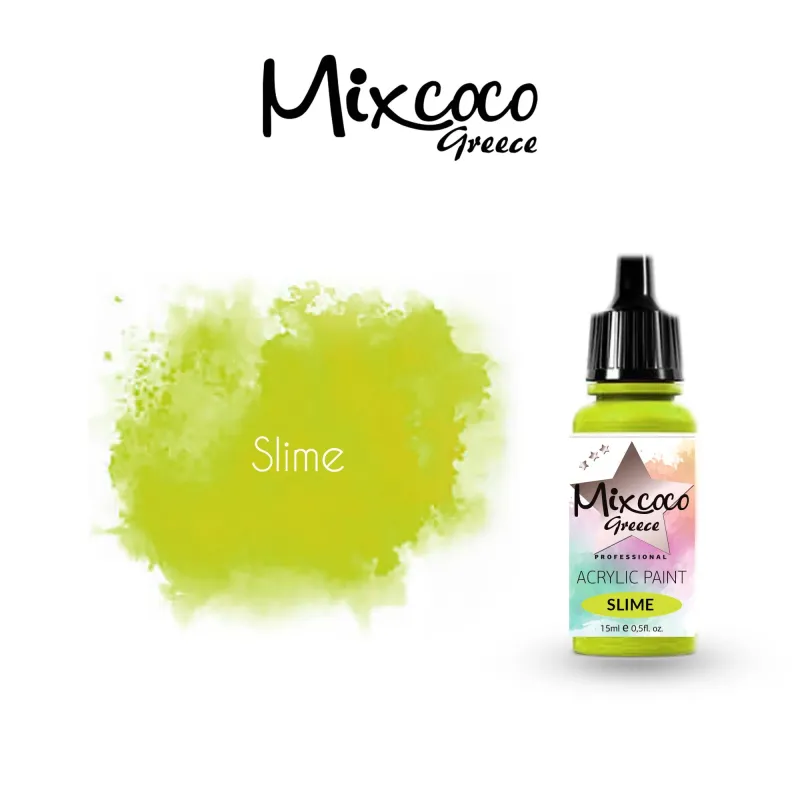 ΑΚΡΥΛΙΚΟ ΧΡΩΜΑ ΑΕΡΟΓΡΑΦΟΥ SLIME 15ML - SKU 204147