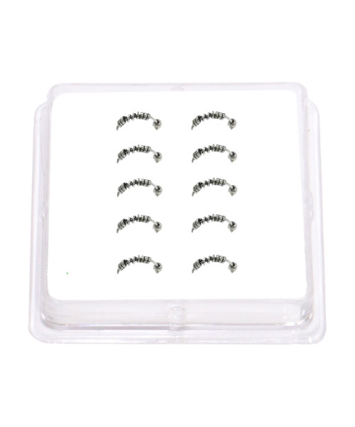 Σκουλαρίκι Κρίκος Μύτης Ασήμι 925