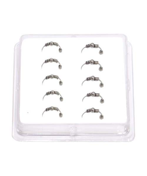 Σκουλαρίκι Κρίκος Μύτης Ασήμι 925