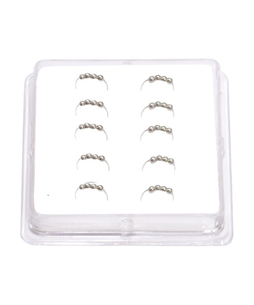 Σκουλαρίκι Κρίκος Μύτης Ασήμι 925