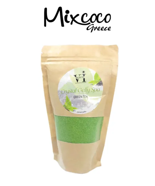 CRYSTAL JELLY SPA 220GR GREEN TEA- Mixcoco