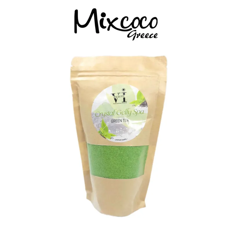 CRYSTAL JELLY SPA 220GR GREEN TEA- Mixcoco