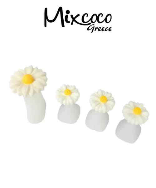 ΔΙΑΧΩΡΙΣΤΙΚΑ ΔΑΧΤΥΛΩΝ ΣΙΛΙΚΟΝΗΣ - ΛΕΥΚΕΣ ΜΑΡΓΑΡΙΤΕΣ- Mixcoco