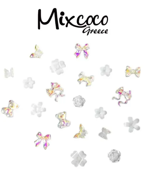 ΙΡΙΔΙΖΟΝΤΑ & ΛΕΥΚΑ ΔΙΑΚΟΣΜΗΤΙΚΑ MIXED 1TEM- Mixcoco