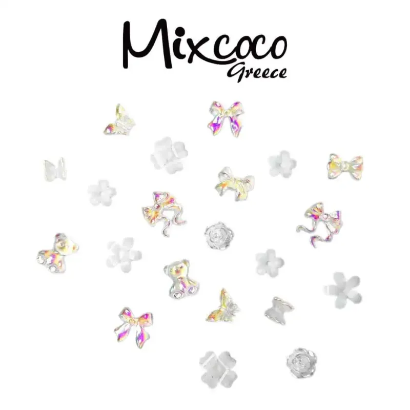 ΙΡΙΔΙΖΟΝΤΑ & ΛΕΥΚΑ ΔΙΑΚΟΣΜΗΤΙΚΑ MIXED 1TEM- Mixcoco