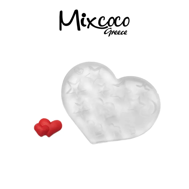 ΚΑΛΟΥΠΙ ΚΑΡΔΙΑ ΓΙΑ 3D ΣΧΕΔΙΑ - STARS & HEARTS- Mixcoco