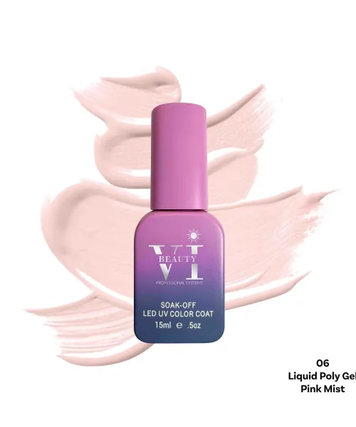 LIQUID POLY GEL 06 PINK MIST 15ML - SKU 175000-06
